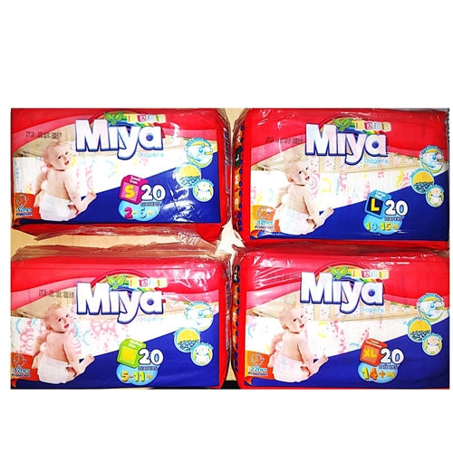 Miya Ultra Absorbent Diapers - 20's