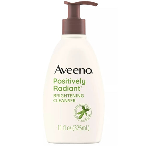 Aveeno Positively Radiant Brightening Facial Cleanser for Sensitive Skin - 11 fl oz