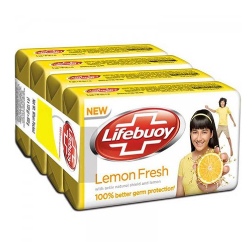 Lifebuoy Mega Pack Offer 4 × 100g, 12 Hr Freshness