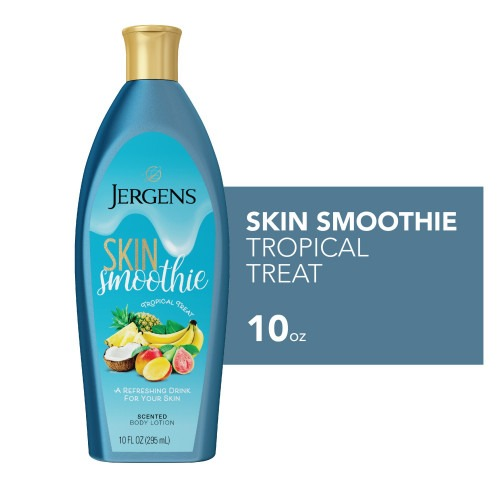 Jergens Skin Smoothie Tropical Treat Scented Body Lotion, 10 fl oz