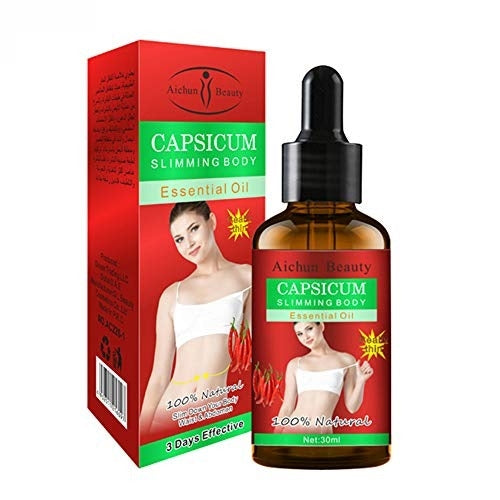 Aichun Beauty Capsicum Slimming Body Essential Oil 100% Natural 3 Day Effective 30ml