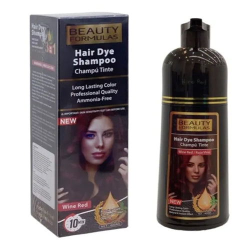 Beauty Formulas Hair Dye Shampoo - Wine Red