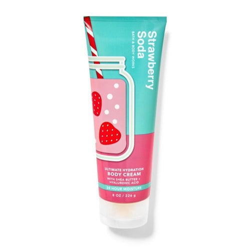 Bath & Body Works Strawberry Soda Ultimate Hydration Body Cream 8oz