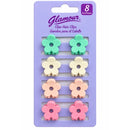 Glamour Mini Assorted Claw Clips-8pcs