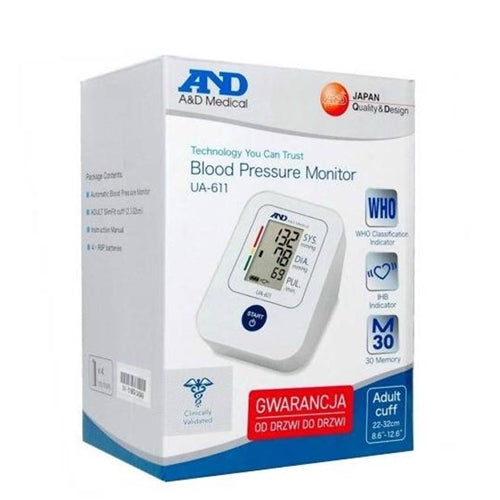 A&D Medical UA-611 Basic Blood Pressure Monitor