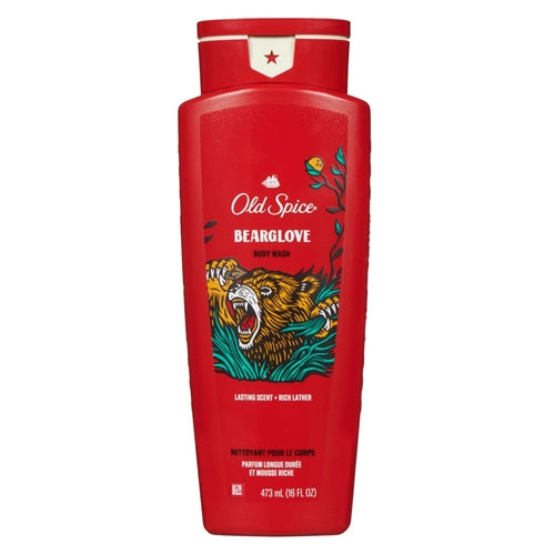 Old Spice Captain Scent of Command Body Wash, Bearglove 16 fl oz