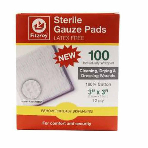 Fitzroy Sterile Gauze Pads