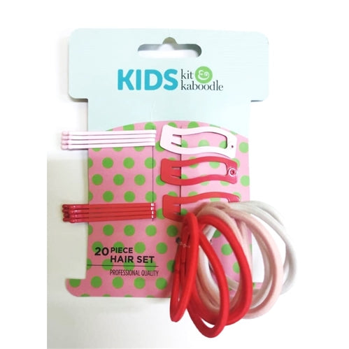 Kit & Kaboodle Kids 20 Pc Hair Set - Assorted Colors