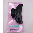 Expressions  Black & Gold Acrylic Claw Clip-1ct