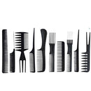 Eden 10pc Comb Set - Black