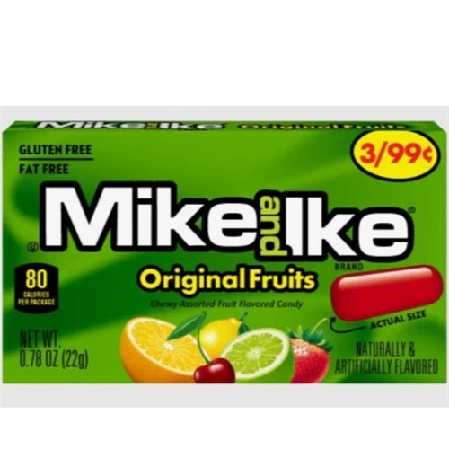 Mike And Lke Flavored Chewy Candy 22g