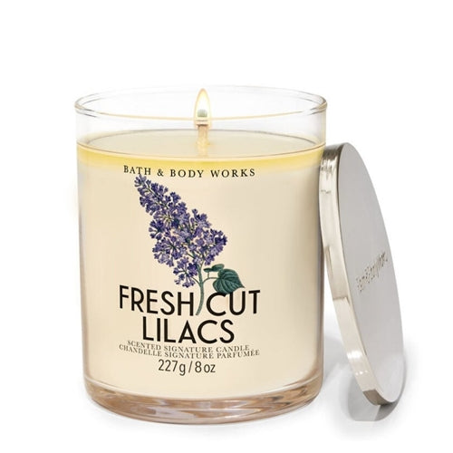 Bath & Body Works Fresh Cut Lilacs Single Wick Candle 227g