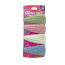 Glamour Polyester Hair Clips -4pcs