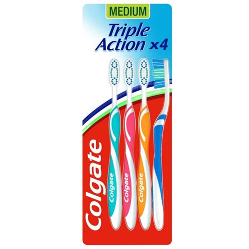 Colgate Toothbrush Triple Action 4 Pack