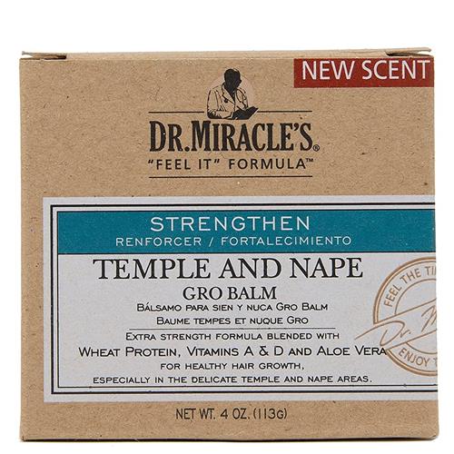 Dr. Miracle's Strengthen Temple - Nape Gro Balm Regular Strength, 4 oz