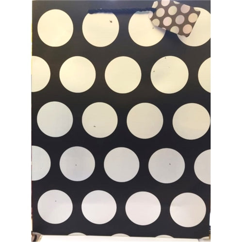 Paper Gift Bag, Jumbo Assorted Circles Designs