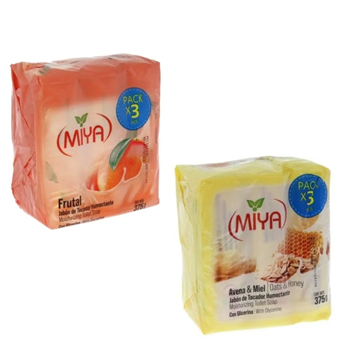 Miya Moisturizing Soap - 3 Pack 375g
