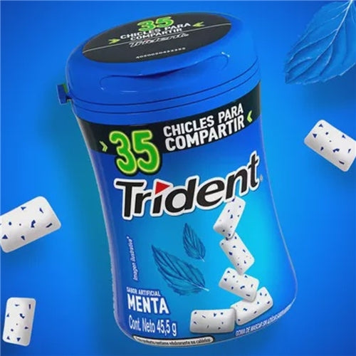 Trident Bottled Chewing Gum, 35pcs