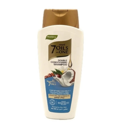 Emami 7 Oils In One Moisture & Strength Double Conditioning Shampoo, Fortifying Coconut - 400ml