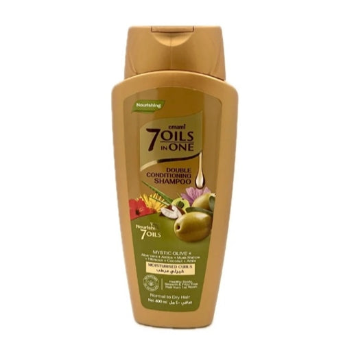 Emami 7 Oils In One Moisturized Curls Double Conditioning Shampoo, Mystic Olive - 400ml