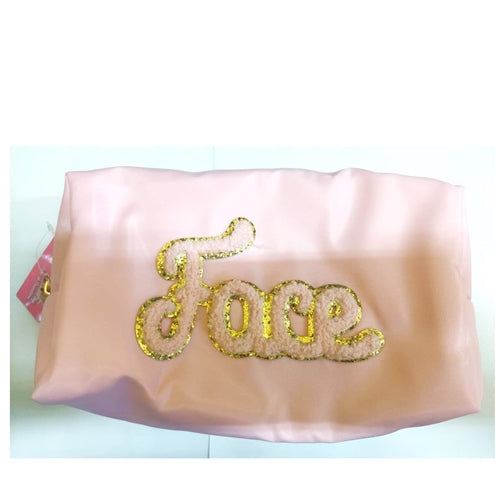 Glamour Cosmetic Bags With Face Wordings