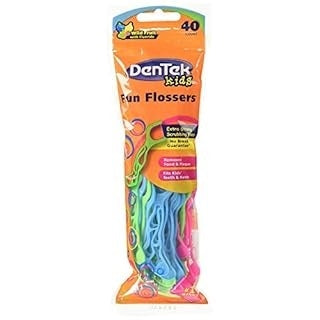 DenTek Kids Fun Flosser, Wild Fruit 40's