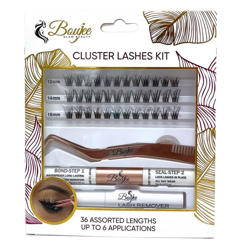 Boujee Glam Beauty Cluster Lash Kit