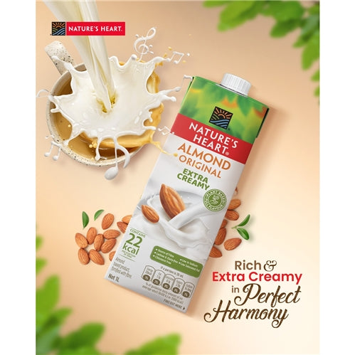 Nature's Heart Almond Milk, Extra Creamy 1L