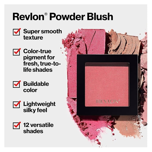 Revlon Pressed Powder Blush - Lightweight and Silky