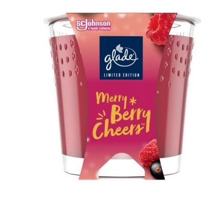 Glade Small Candle Merry Berry Cheers 129g