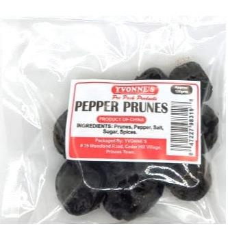 Yvonne's Pepper Black Prunes 50g