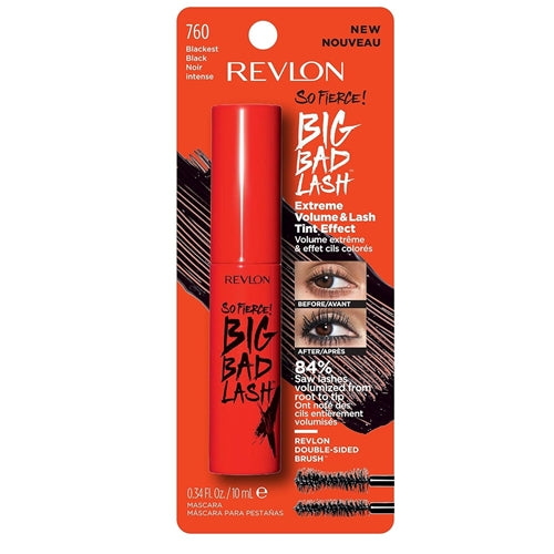 Revlon Mascara, So Fierce Big Bad Lash Eye Makeup, 760 Blackest Black, 0.34 fl. Oz