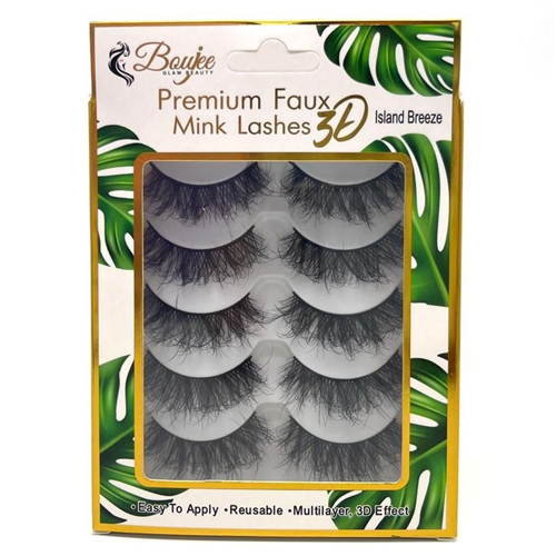 Boujee Glam Beauty Premium Faux Mink Lashes 3D