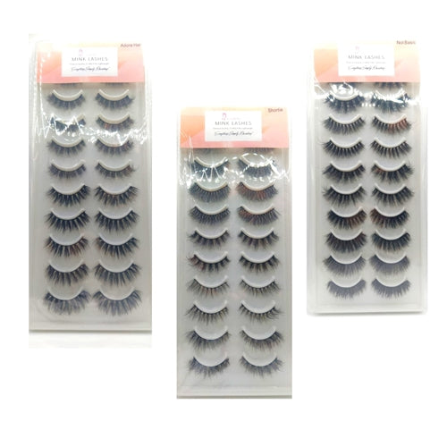 TT Ravishing 10 Pair Mink Eye Lashes