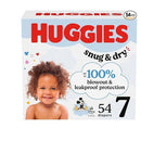 Huggies Size 7 Diapers, Snug & Dry Baby Diapers, Size 7  54 Count,
