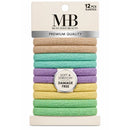 Must Have Beauty Glitter Pony Holders 12ct