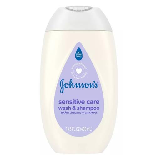 Johnson's Sensitive Care Body Wash and Shampoo - 13.5 fl oz