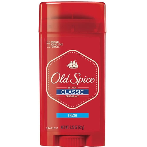 Old Spice Classic Deodorant Stick, Original 3.25 oz