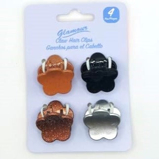 Glamour Small Claw Clips - 4Pcs