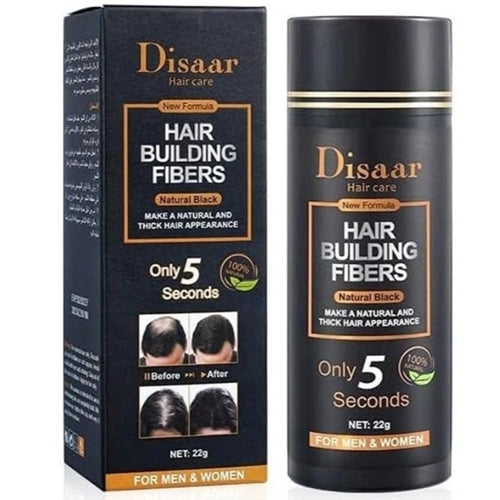 Disaar Hair Fiber Powder - Natural Black 22g