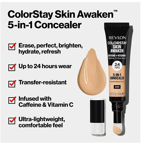 Revlon ColorStay Skin Awaken 5-in-1 Concealer - 0.27 fl oz