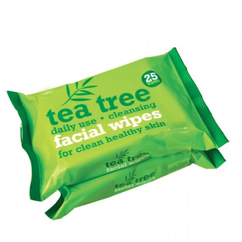 XBC Tea Tree Cleansing Facial Wipes - Twin Pack
