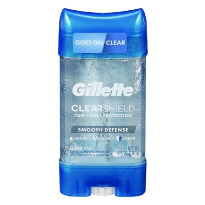 Gillette Anti-Perspirant Deodorant Clear Gel, Smooth Defense, 3.8 Ounce