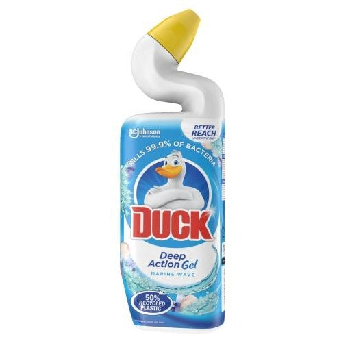 Duck Liquid Toilet Cleaner, Deep Action Gel, 750ml