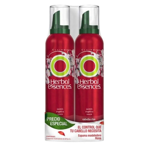 Herbal Essences 2 Pack Hair Mousse, 227g