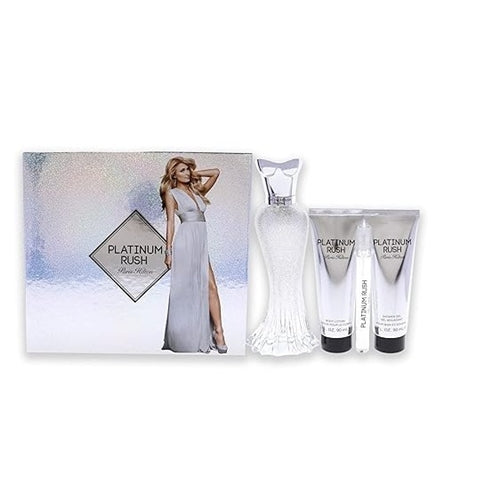 Paris Hilton Platinum Rush Women 4 Pc Gift Set