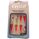 Crystal Collection Press On Pre-Glued Nails