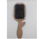 Glamour Rectangular Hair Brush-Light Brown
