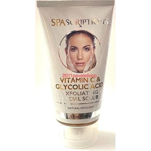 Spascriptions Vitamin C & Glycolic Acid Exfoliating Facial Scrub 5 fl oz