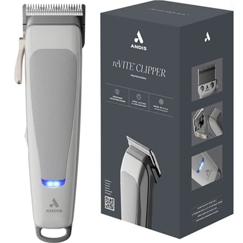 Andis reVITE Barber Cordless Hair Clipper-Grey